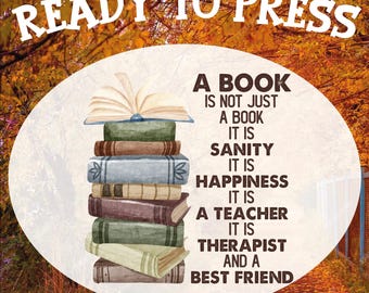 A Book DTF - Bookish Ready To Press