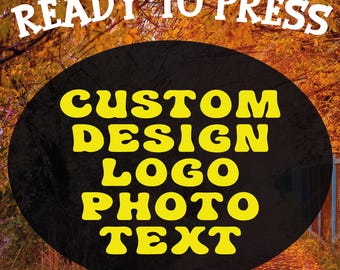 Custom Logo DTF Transfer: Ready To Press Heat Transfer Design