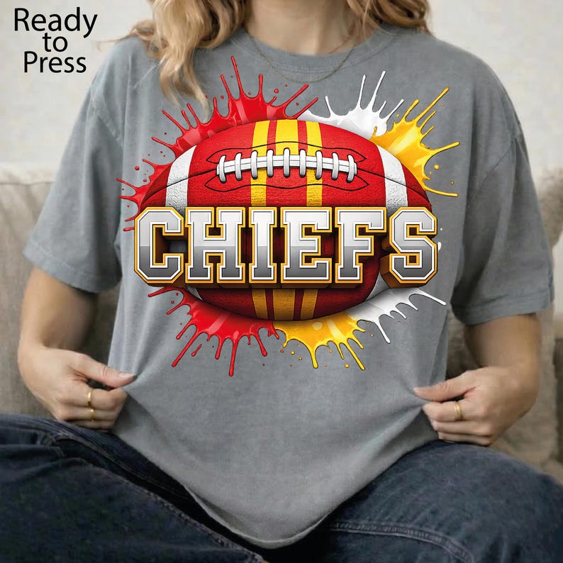 Kansas City Football DTF Transfer: 32 Designs to Choose From Sports College Heat Press bild 5
