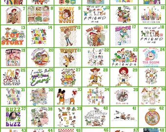 Toy Story 48 Characters DTF Transfer: You’ve Got a Friend in Me Iron On