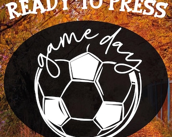 Soccer Ball DTF Transfer: Game Day Ready To Press