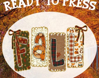 Coquette Bow Preppy Fall DTF Transfer: Ready To Press