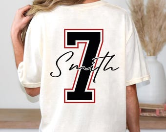 Personalized Baseball Number DTF Transfer: Custom Softball, Mother's Day Ready to Press