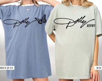 Vintage Dolly Parton Signature DTF Transfer, Country Music Memorial Ready To Press, Iron On