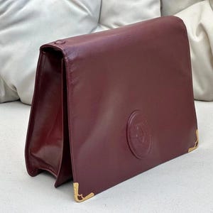 Vintage Cartier Geldbörse Perfekter Zustand nach vollständiger Farbrenovierung