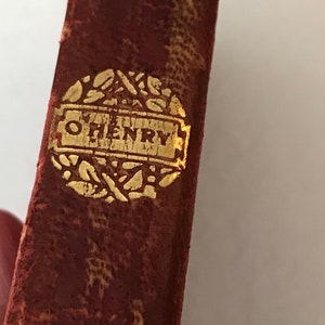 Antique Leather Bound 1918 Edition O Henry Book The Heart of The West Doubleday