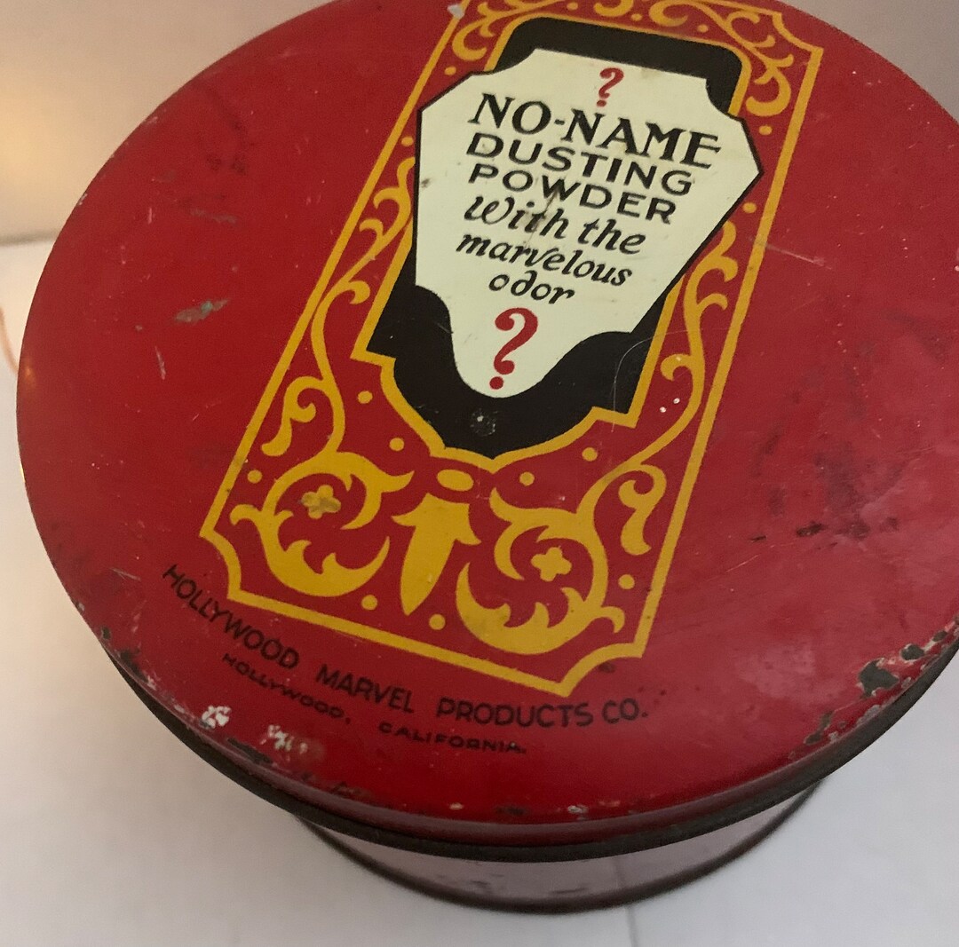 Vintage Hollywood Marvel Products No Name Dusting Powder With the ...