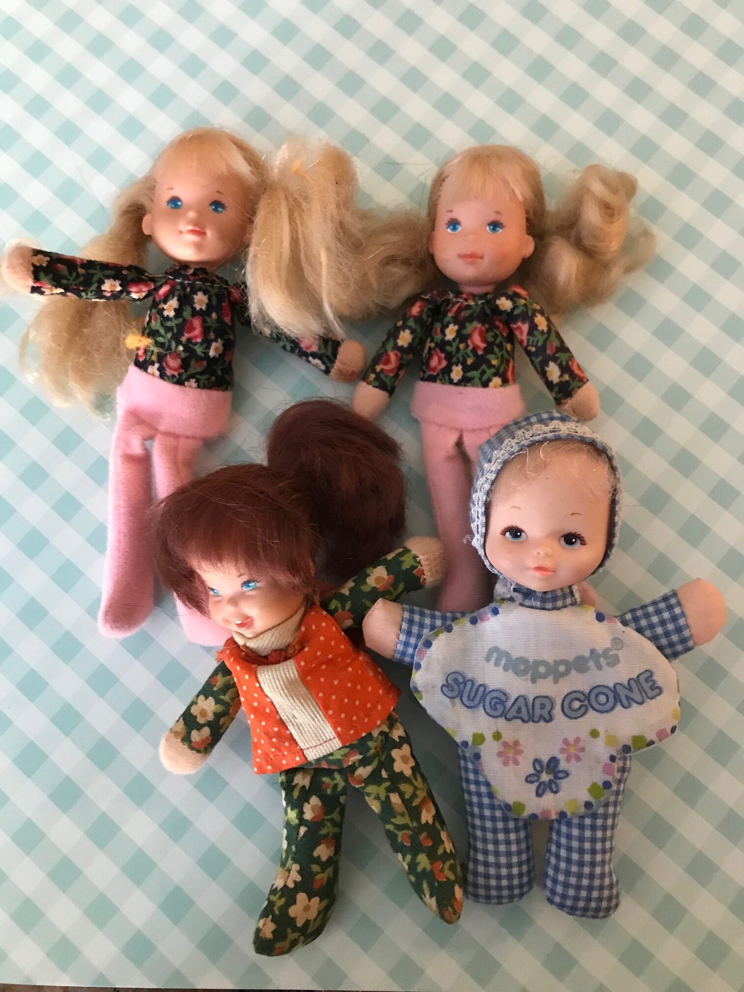 Vintage 1975 1970s Mattel Three Honey Hill Bunch Doll Lot and Etsy