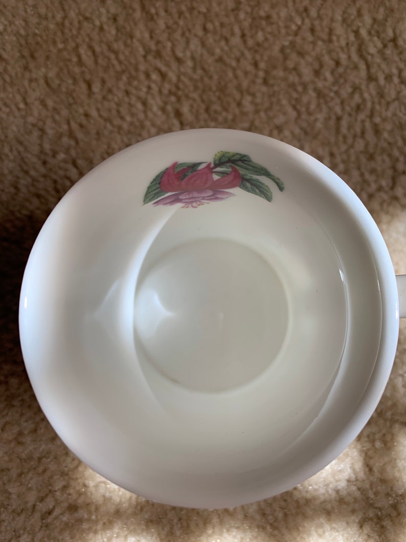 Vintage Winston Churchill Queens Fine Bone China Fuchsia Etsy