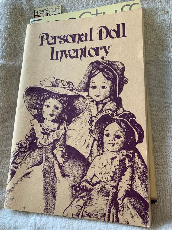 Set of Four Vintage Doll Reference Book Doll Inventory Dolls in
