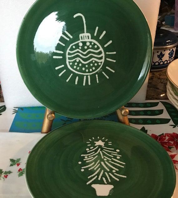 Christmas snack clearance plates