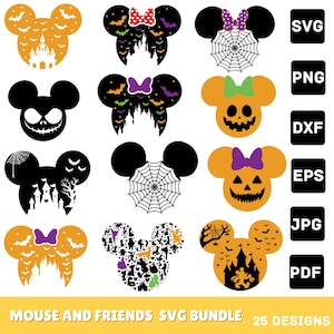 Cute Mouse SVG | Kawaii Mouse Clipart | Cartoon Mouse SVG Bundle for Cricut & Silhouette | Cute Animal SVG | Nursery Kids Shirt Designs