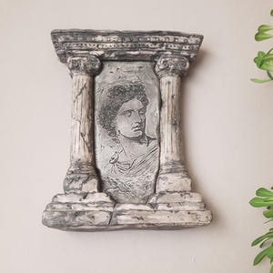 Ancient Greek Style Wall Decor,Apollo Relief,Apollo Figure Wall Art,Mythological Touch,Mythological Art,Wall Decor Inspired by Greek Temples