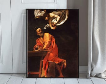 カラヴァッジョの『聖マタイの殉教』：イタリア・バロック美術の版画