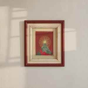 Fotografia antica modificata, ricamo a mano, filato, tecnica mista, opera d'arte originale, carta, piccole opere d'arte, pezzi unici da collezione.