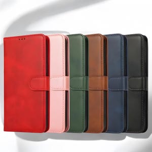 ダブルウォレット マグネット式レザー iPhone ケース – 取り外し可能なカードホルダー、iPhone 16-8 Plus モデルに対応