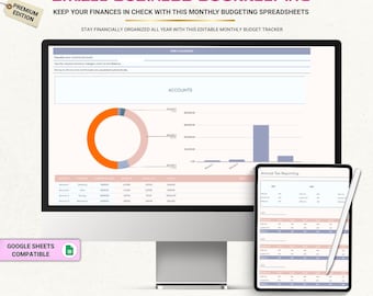 Foglio di calcolo per la contabilità delle piccole imprese, strumento di monitoraggio di entrate e uscite, modello per la finanza aziendale, foglio di calcolo per profitti e perdite, Google Sheets