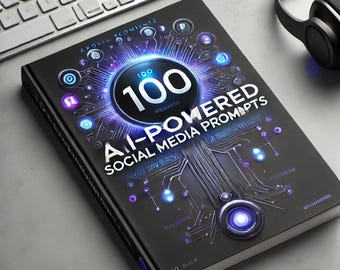 100 sugerencias de IA para redes sociales / Guía de ChatGPT para la creación y el marketing de contenido viral