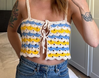 Shell tank top PATTERN crochet
