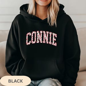 Custom Cherry Sweatshirt, Custom Text Hoodie, Personalized Name Gift, Matching Spirit Top imagem 6