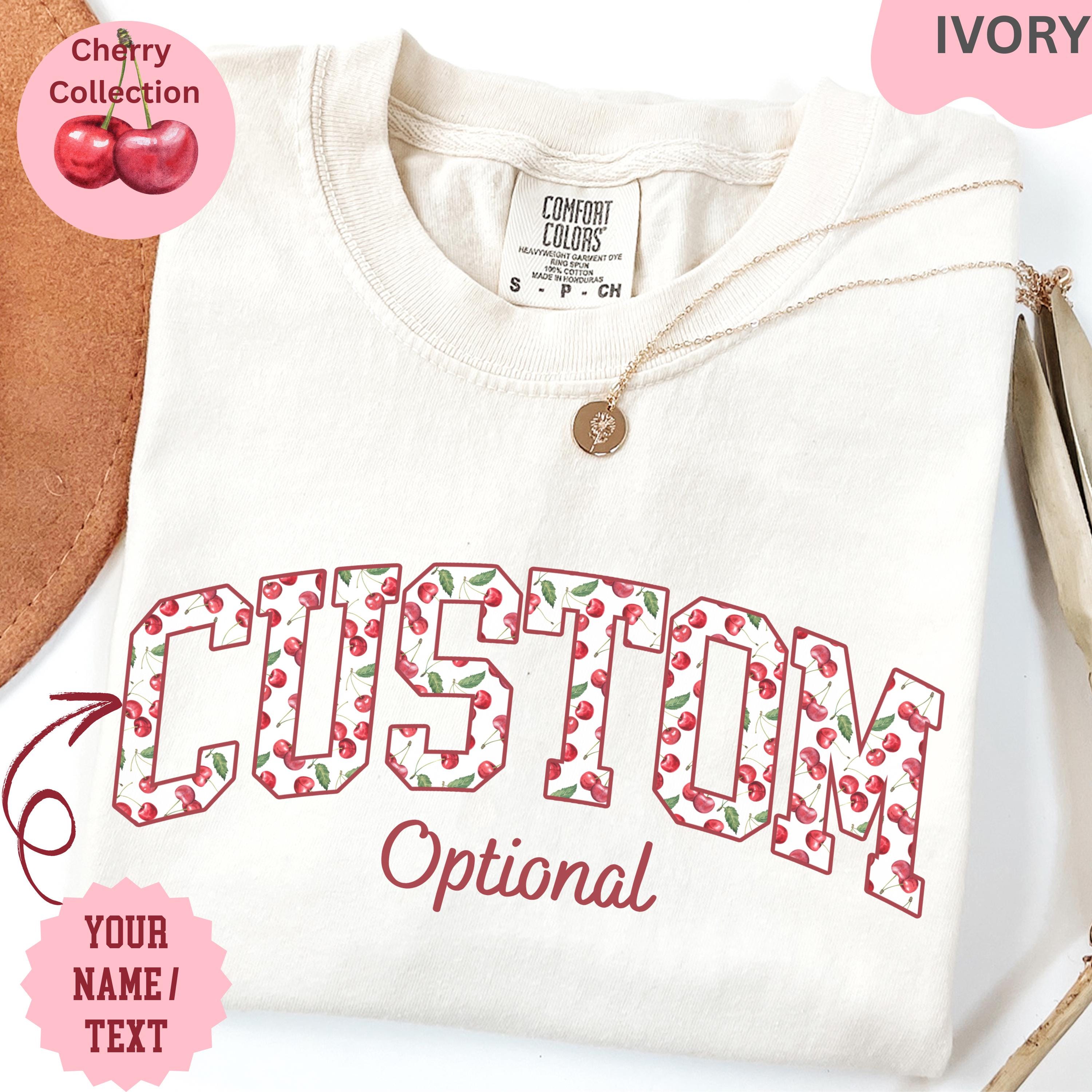 Cherry Shirt Crop - Etsy