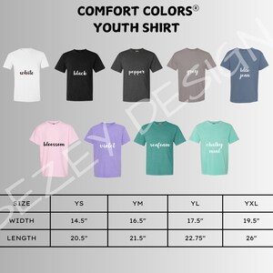 Custom Logo Shirt, Comfort Colors® Personalized Text Tee, Vintage Group Matching, Team Gift image 11