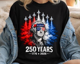 Maglietta per il 250° anniversario 1776-2026, maglietta con bandiera americana per il Giorno dell'Indipendenza, maglietta vintage per il 4 luglio, maglietta per il 250° anniversario degli Stati Uniti.