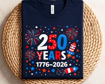 250 anni America, 250° compleanno, maglietta con bandiera americana, felpa per il giorno dell'indipendenza, patriottico, maglietta del 4 luglio, maglietta per il 250° anniversario degli Stati Uniti,