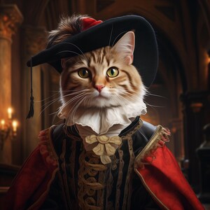 Royal Pet Portrait - Transform Your Dog or Cat into a Regal Masterpiece!