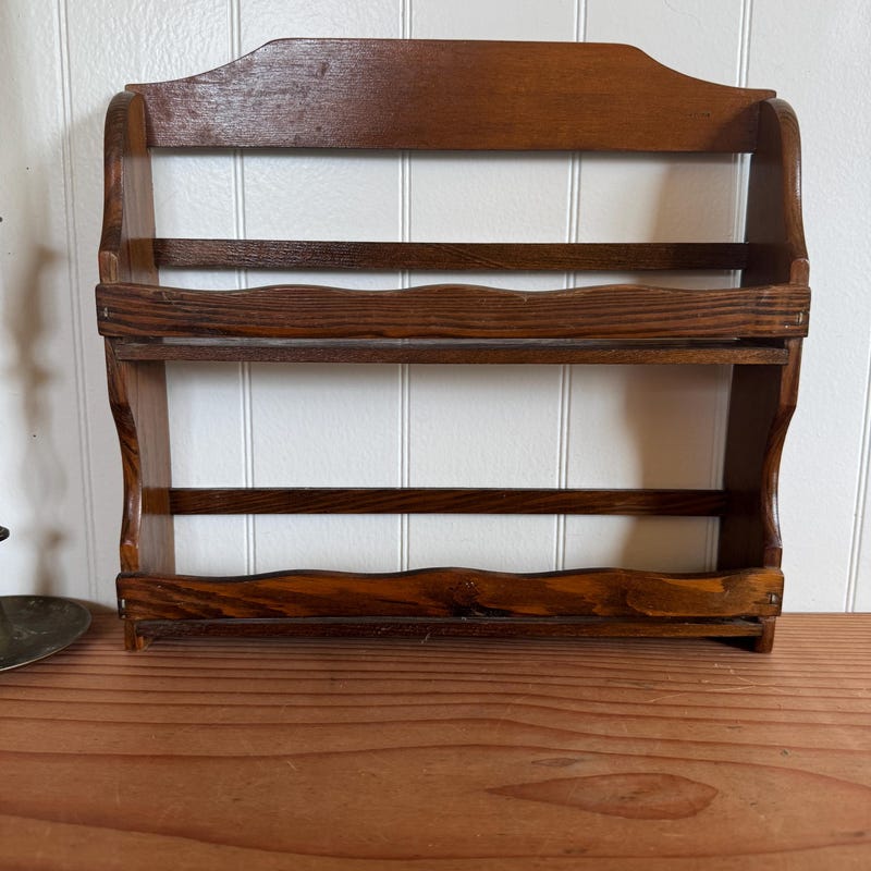Rustic Spice Rack - Etsy