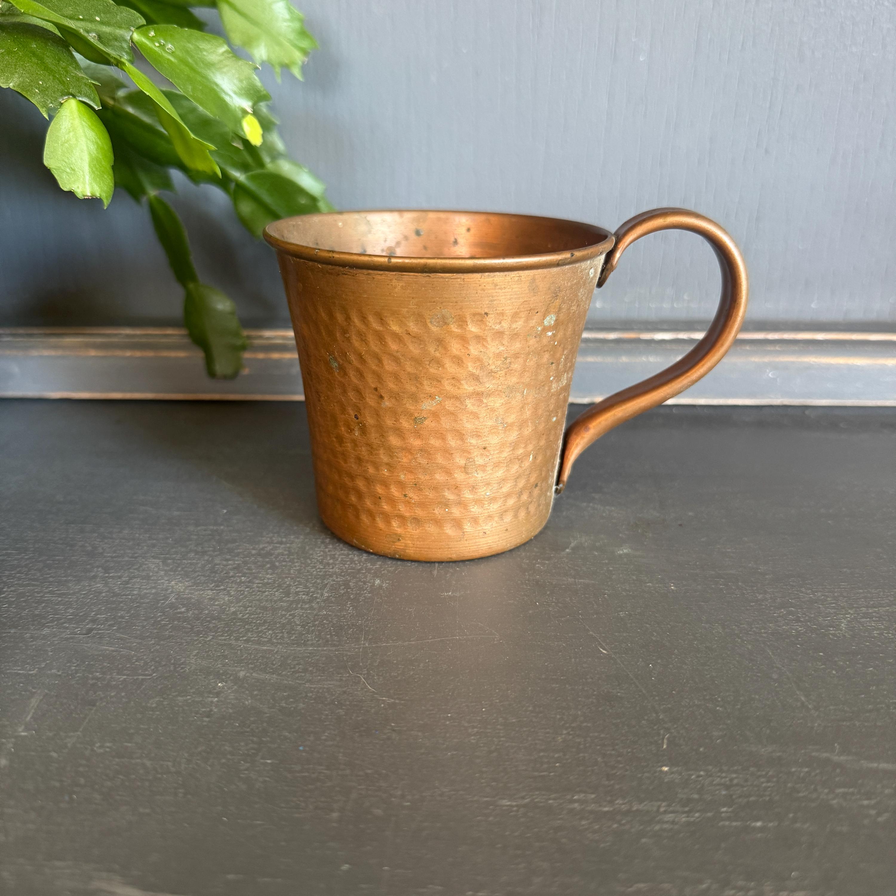 Vintage Copper Mugs