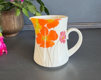 Vintage 'Pretty Posies' Ceramic Creamer by Mikasa
