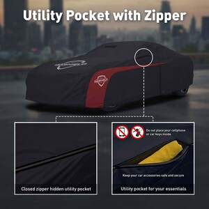 Ultimum Lite Car Cover for 1967-1968 Triumph TR5 TR250 2-Door with Zipper Breathable image 6