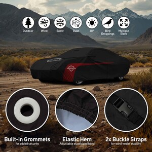 Ultimum Lite Car Cover for 1967-1968 Triumph TR5 TR250 2-Door with Zipper Breathable image 4