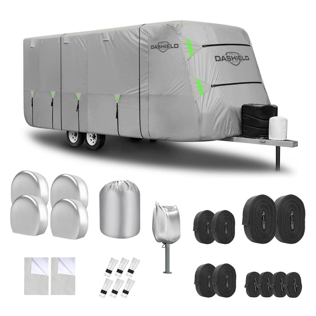 Dashield RV Cover, Lightweight Waterproof Camper, Complete Protection ...