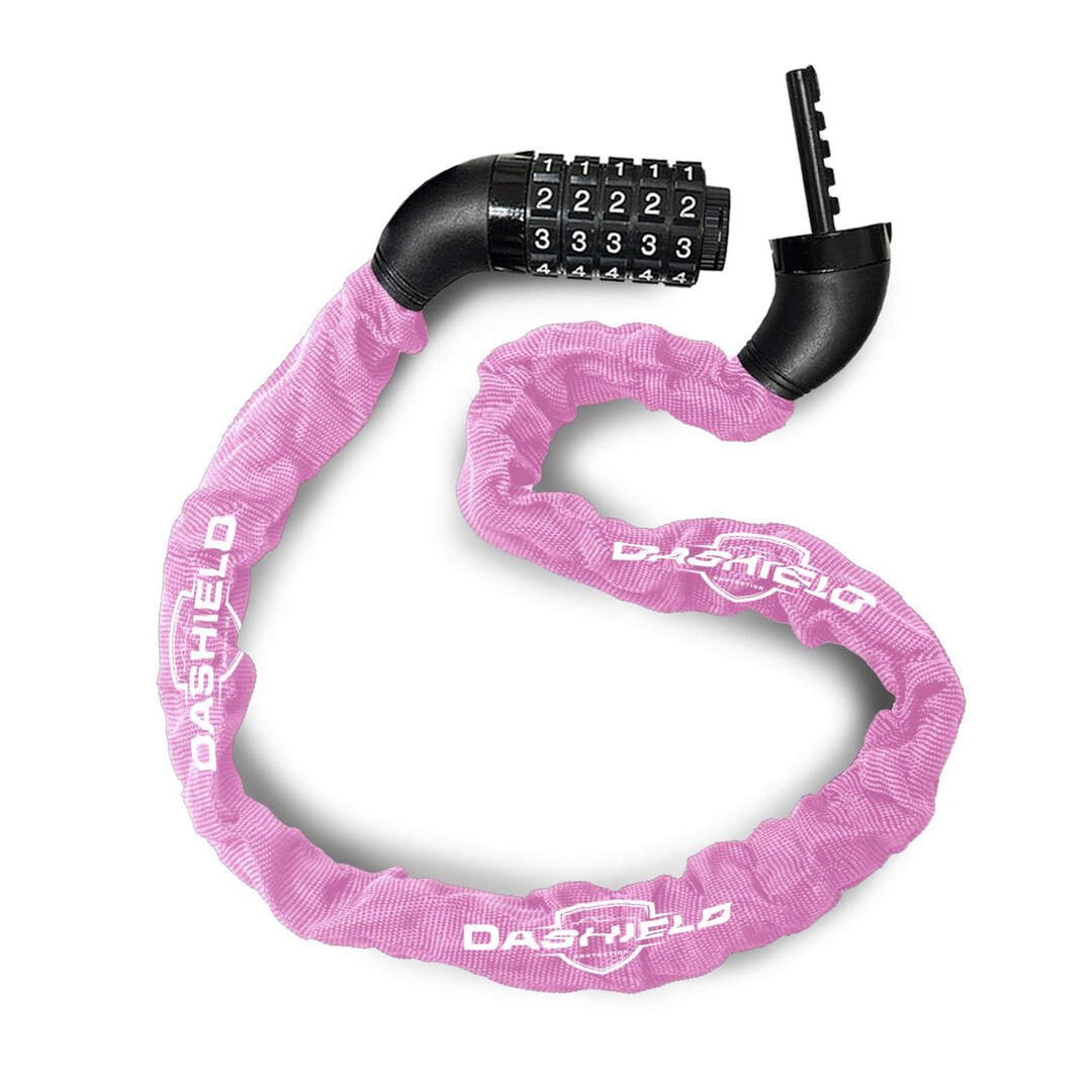 Dashield Bike Chain Lock Security 5 Digit Resettable Combination, 38.6 ...