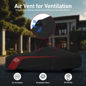 Ultimum Lite Car Cover for 1967-1968 Triumph TR5 TR250 2-Door with Zipper Breathable image 7