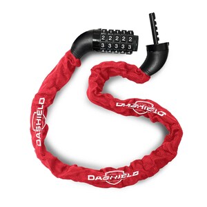 Bicycle, Motocycle, Scoot 38.6 inches- DaShield Bike Chain Lock Security 5 Digit Resettable Combination image 1