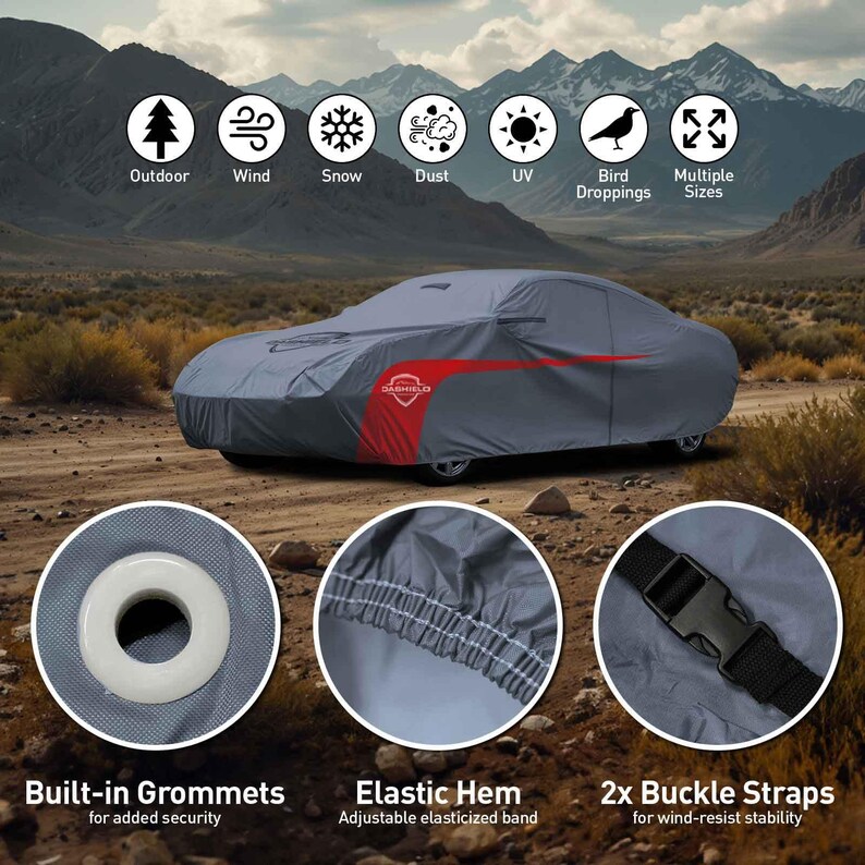 Ultimum Lite Car Cover for 1967-1968 Triumph TR5 TR250 2-Door with Zipper Breathable image 9