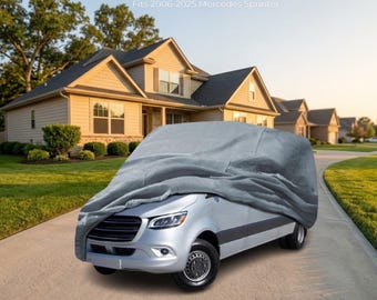 Telo coprifurgone WeatherTec a 5 strati, impermeabile, su misura, per esterni e per tutte le stagioni, per Mercedes Benz Sprinter 2006-2025.