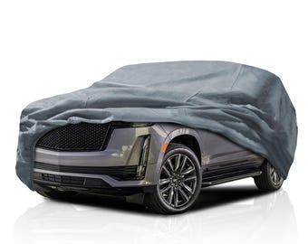 Funda para SUV Cadillac Escalade 2021-2025 de 4 puertas y batalla corta (solo SUV) - 5 capas, protección para todo tipo de clima, ajuste semicustomizado