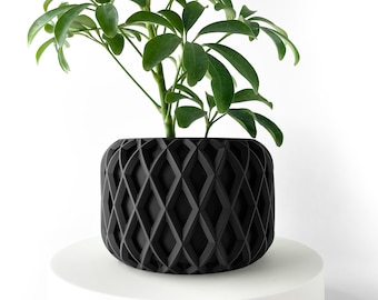 Planter Pot "Kinao" size|color options eco-friendly flower pot with drainage