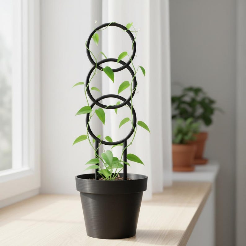 Plant Trellis – 3D Printed Climbing Plant Support "trio" - Etsy