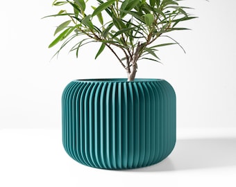 Fluted Planter Pot "Unis", Custom Color Indoor Planter