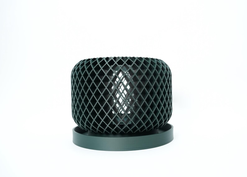 Ravik orchid planter pot with open lattice sides for orchid root airflow and drainage