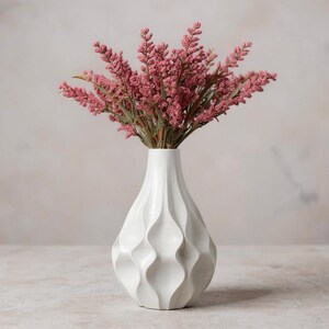 3D printed Vase for flowers &quot;Abyssal&quot; | Multiple Sizes and Color Options
