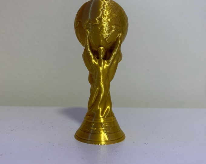 3D Printed FIFA World Cup Trophy, Soccer Fan Gift