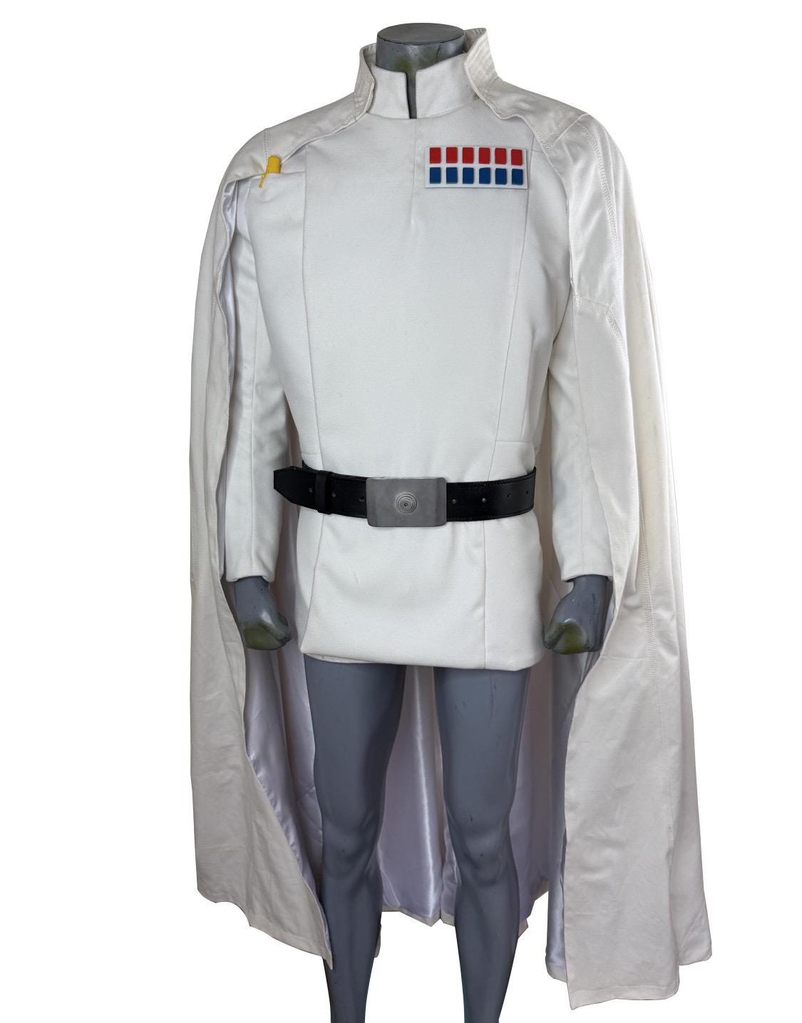 Star Wars Andor Inspired Orson Krennic Cosplay Costume โ White Imperial Cape Outfit