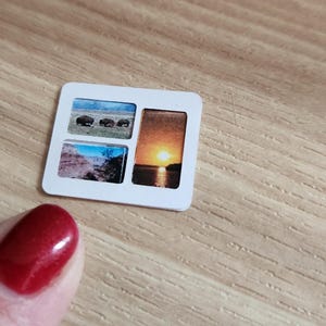Custom Matted Photos for Dollhouse - Set of Two