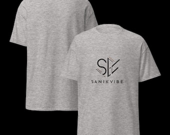 Minimalist Logo T-Shirt – Modern Unisex Tee | Streetwear Aesthetic Shirt | SanikVibe Merch